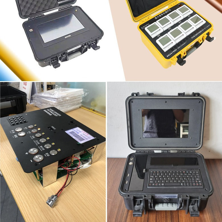 Dingyang, hardware tool storage box, dustproof and waterproof, instrumentation protection, safety box, portable trolley toolbox