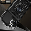 Suitable for iphone17pro sliding window mobile phone case apple 15 shunjia car 16 sergeant x ring holder protective cover