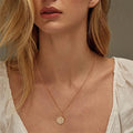 Aliexpress jewelry: european and american fashion style geometric metal sequin multi-layer short necklace choker body chain c021