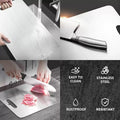 New german stainless steel cutting board - thickened, antibacterial, double-sided. ideal for chopping, rolling dough, and home use. wholesale available