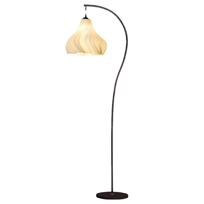 French cream fishing light sofa floor lamp living room sofa side atmosphere high value art bedside lamp decorative lamp