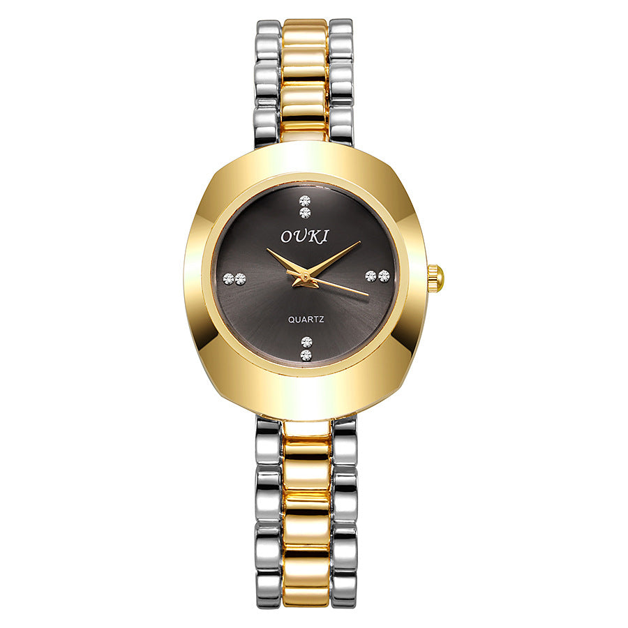 e-commerce hot-selling minimalist style women's watch, niche luxury, high-end design, diamond-faced wristwatch, manufacturer wholesale