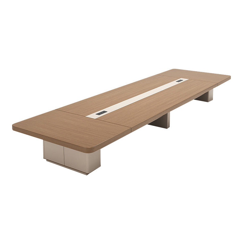 Saint li conference table long table casual modern large conference room table and chair combination rectangular conference negotiation long table