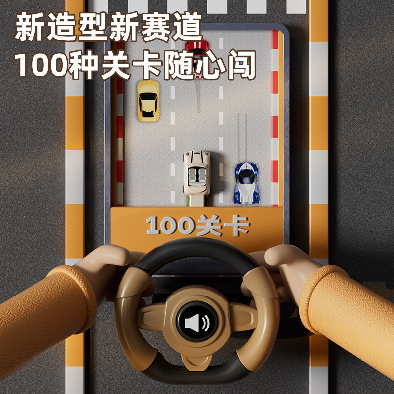Ruijues cross-border new car adventure puzzle boy kids steering wheel simulation driving toy car