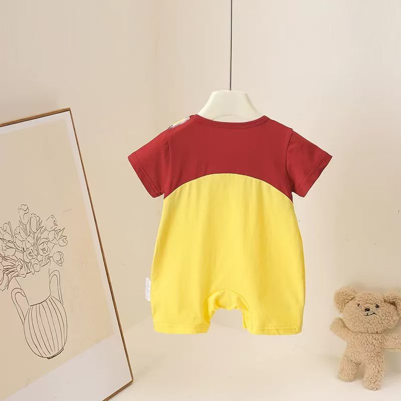 Summer lightweight cartoon short-sleeve romper - baby outfit for boys and girls - super cute and adorable onesie/rouge - perfect for outdoor wear