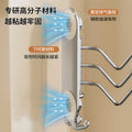 Stainless steel kitchen rag rack storage rack dishwashing sink window sill drain rack wall-mounted multi-pole rotate bracket