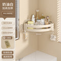 White bathroom shelf No punching toilet toilet toilet wall storage rack wall hanging cream wind