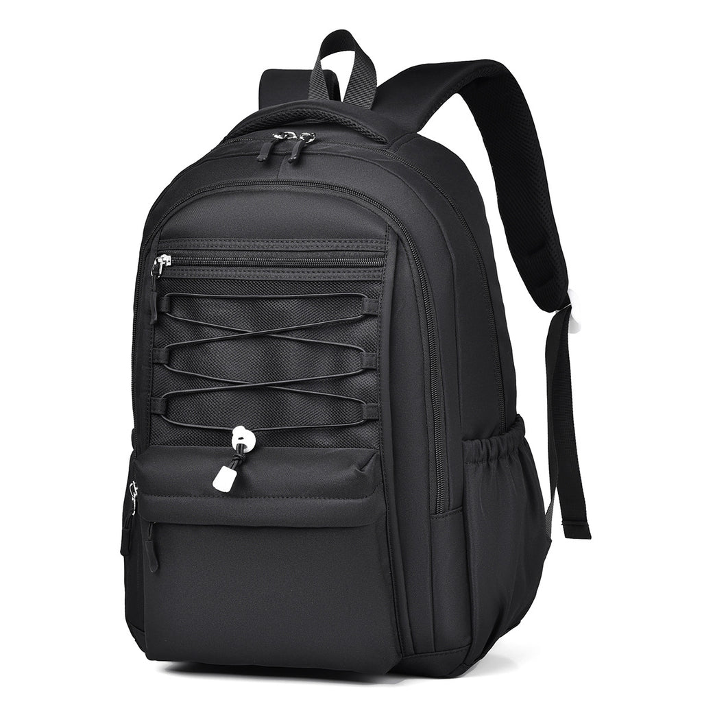 Cross-border new fashion and leisure student schoolbag large capacity trend versatile backpack lightweight simple travel backpack