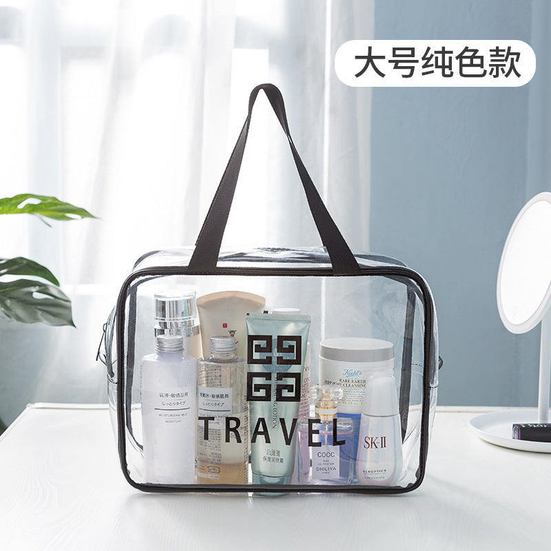 Wash bag Travel storage Premium waterproof pvc storage bag Cosmetic bag Portable portable cosmetic bag Transparent
