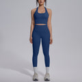 new arrival nude tight yoga wear sports beautiful back high waist hip lifting pants suit quick-drying running fitness wear