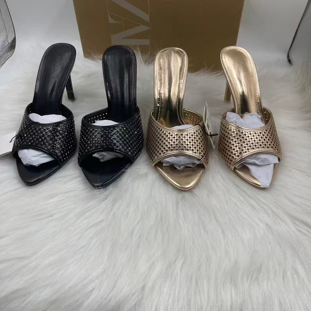 Za's 2025 new women's shoes: low-heeled, elegant, socialite-style pumps with closed toe, low-cut design, and ankle strap