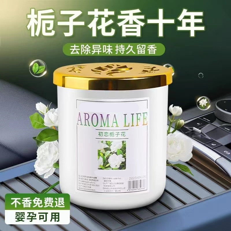 Gardenia car air freshener, car perfume, long-lasting light fragrance for men, solid perfume balm, premium quality