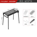 Home outdoor multifunctional portable bbq grill charcoal grill smokeless kebab grill thickened stainless steel bbq grill