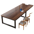 Solid wood conference table school library reading desk business negotiation long table training office desk