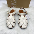 Za2025 spain 2025 big toe sandals women's summer wide fat feet export soft low pure bag heel first layer cowhide