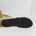 2025 trendy influencer flat sandals - new summer women's outdoor wear, versatile ladies' rhinestone thong sandals