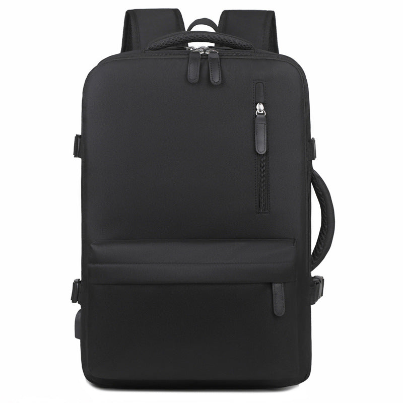 New backpack women's large-capacity multi-function expansion portable travel bag men's simple business computer bag backpack