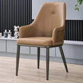 Dining chair home dining table chair nordic light luxury high-end backrest stool living room casual mahjong chair hotel soft chair