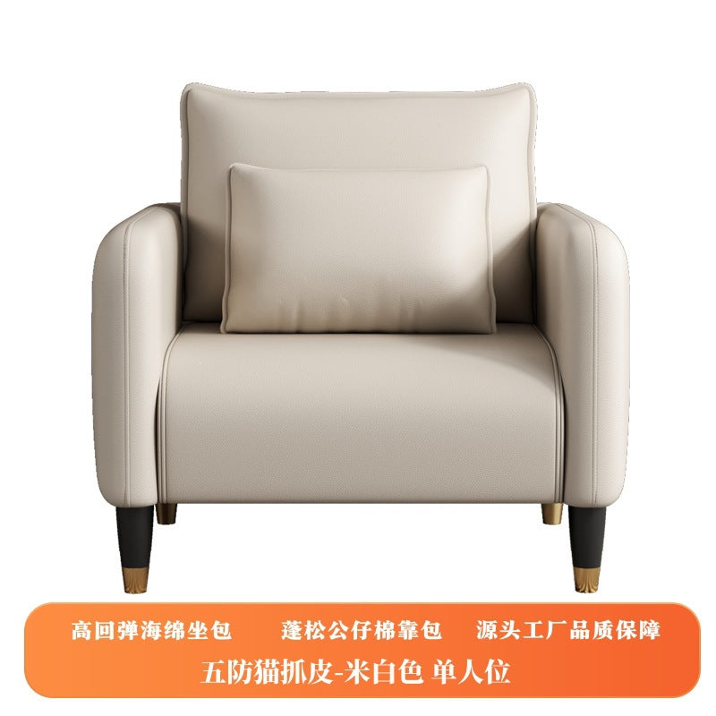 new living room sofa - compact size, ideal for rentals, hotels, apartments, two-seater, three-seater fabric sofa - also suitable for clothing stores