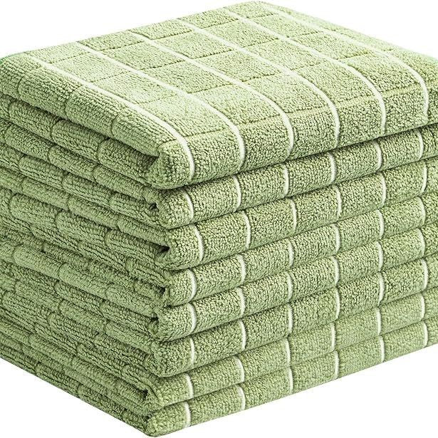 Elegant color dishcloth thickened rag kitchen supplies dish towel hand towel absorbent towel table cleaning cloth