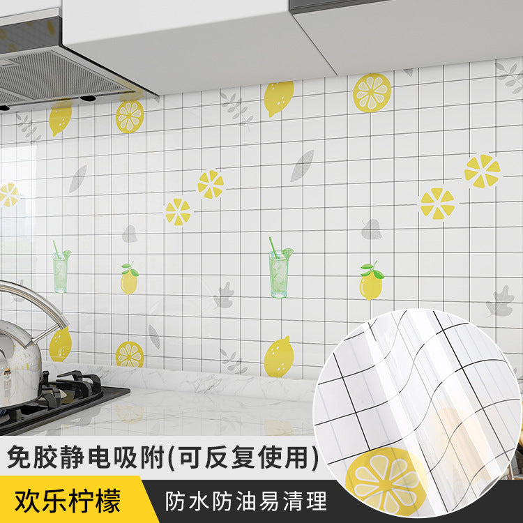 Electrostatic wall protective film, glue-free matte, bright, anti-kick and anti-dirty, transparent wall sticker, dustproof and waterproof film, self-adhesive