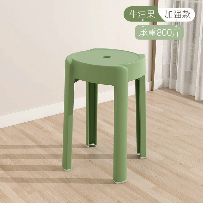 Cyclone stool plastic stool cream wind adult stool cooked glue thickened round stool modern simple Nordic style young household