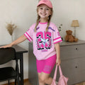 Wholesale children's clothing: versatile t-shirt and shorts set - 25 number element kids' two-piece outfit, ready stock & direct supply