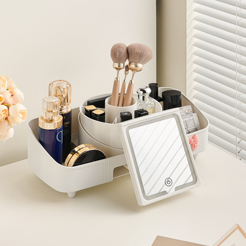 Xinle Thickened Storage Box Plastic Vertical Shelf Large Desktop Multifunctional Cosmetics Integrated Finishing Box