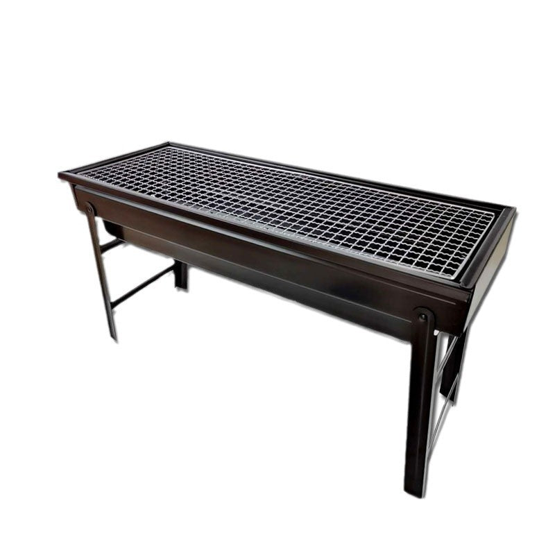 bbq grill, portable folding outdoor camping bbq, multifunctional charcoal grill for home use