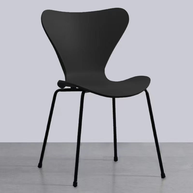 Backrest chair Modern simple casual ins Internet celebrity streamlined negotiation restaurant desk chair Home hotel dining chair
