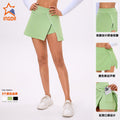 Spring/summer new anti-exposure faux two-piece sports skirt - breathable badminton/tennis skirt - fitness activewear mini skirt