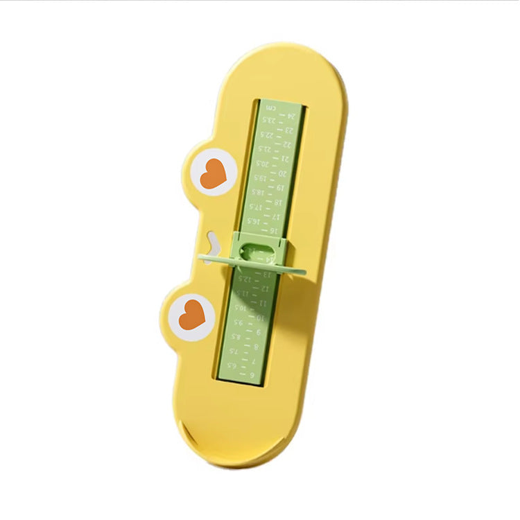 Kids' cartoon foot measuring device - baby foot length & shoe insole length measuring tool - home use infant shoe buying aid - foot measuring ruler wholesale