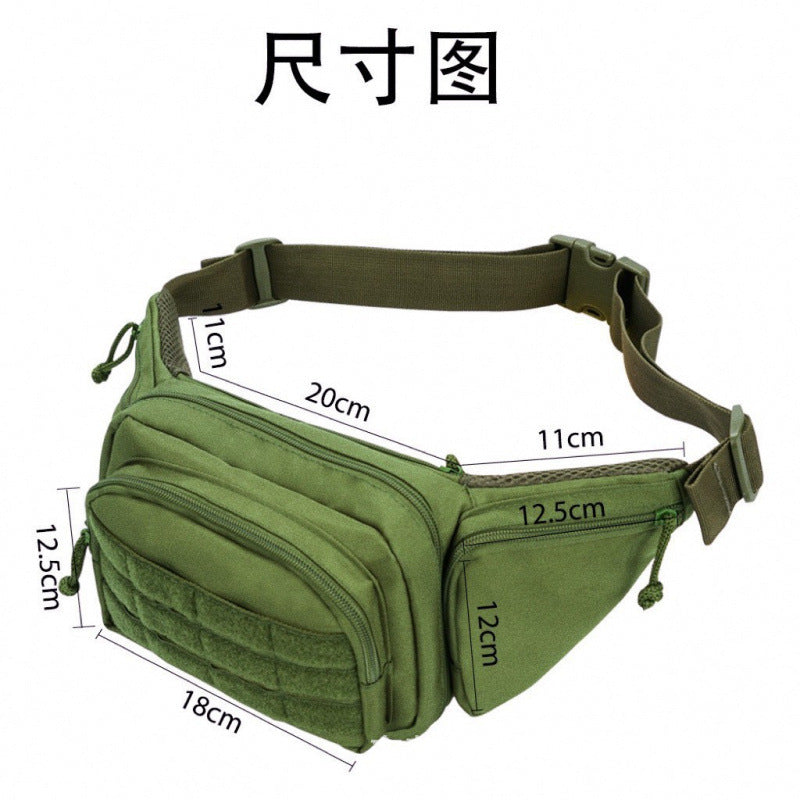 hot-selling multifunctional tactical waist bag - outdoor cycling storage pouch, portable concealed waist pack, gun holster accessory bag