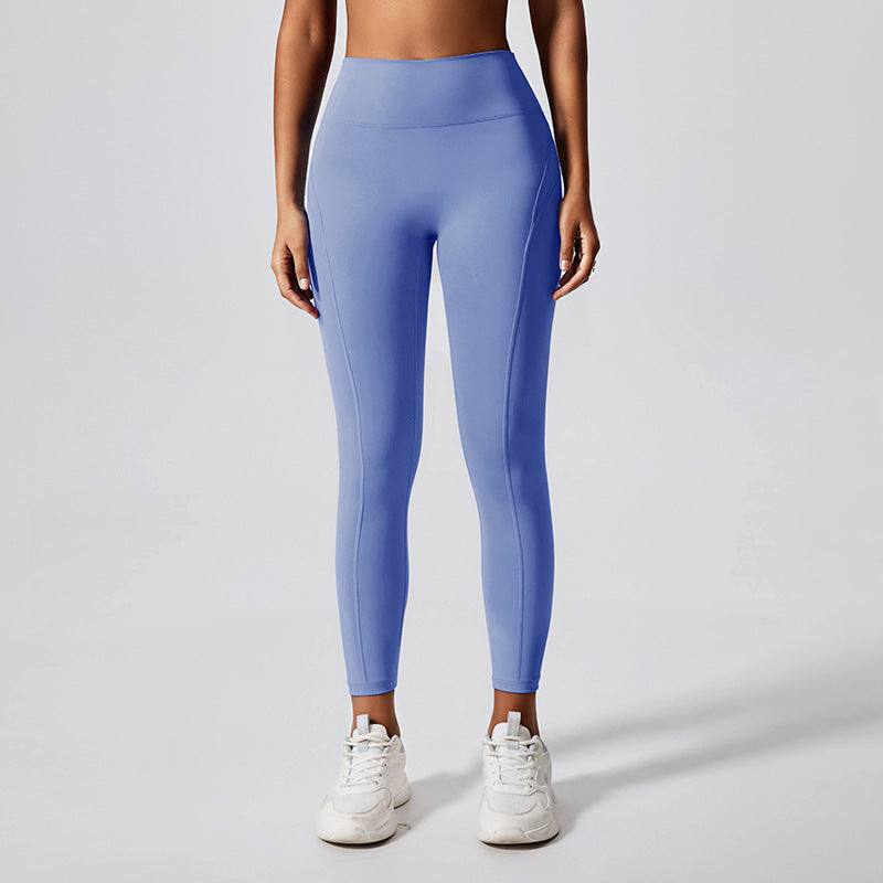 Eco-friendly fabric peach lift running yoga pants - butt lifting, shaping, slimming, tight-fit activewear leggings for fitness and exercise