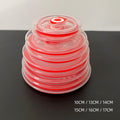 Food-grade round universal food storage bowl lid, transparent silicone sealing lid, leak-proof plastic bowl cover, household dustproof and oil-resistant