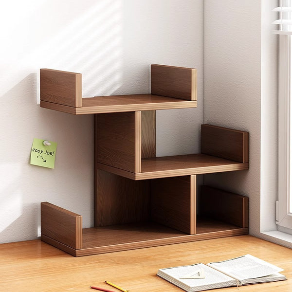 Desktop bookshelf Tree storage Shelf Student home Bedroom Desk Small bookcase Office Desktop Multi-layer simple