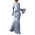new chinese style one-shoulder long sleeve dress - women's autumn sexy slim-fit bodycon mermaid tail evening gown