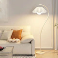 Floor lamp vintage french retro cream living room bedroom bedside vertical table lamp japanese pleated atmosphere lamp