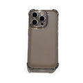 Suitable for iphone17promax anti-fall transparent space mobile phone case apple 1614 soft protective cover fine hole design