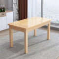 Solid wood dining table rectangular small apartment dining table combination table and chairs dining table and chairs casual modern table for home noodle shop