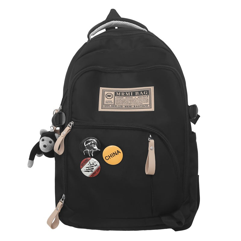 New Student Large Capacity Backpack Computer Travel Bag Lightweight Versatile Backpack High School Student Backpack