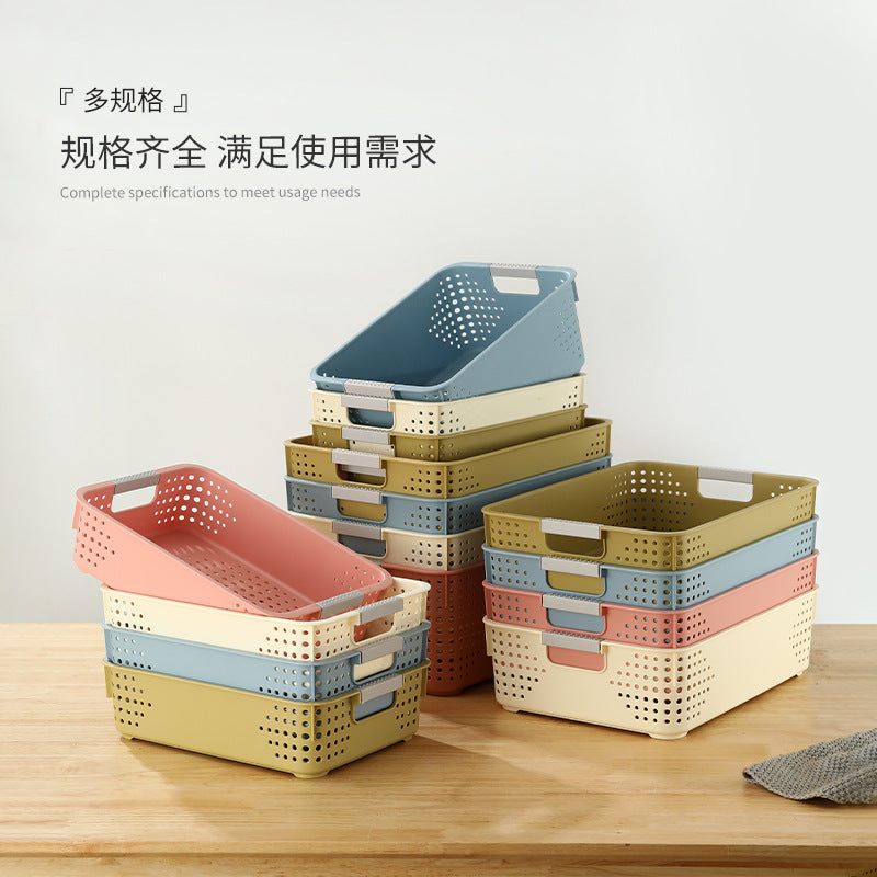 Wholesale desktop storage basket sundries storage box storage basket rectangular snack toy storage basket finishing box