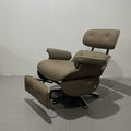 Smart electric recliner eames electric boss chair multifunctional designer rotatable single leather sofa chair