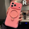 Suitable for apple 17promax mobile phone case fine hole jelly ice cream holder iphone16 cross-border protective cover 15