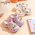 Women's clogs - 2025 summer new fashion, anti-slip, breathable, soft sole, odor-resistant, thick sole, height increasing sandals for outdoor wear