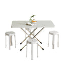 Small table, foldable table, dining table, for home rental house, simple dining table, outdoor portable rectangular stall table