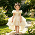 export girls' dresses - high-low hem, tulle flower girl dresses, children's princess dresses - in stock & wholesale