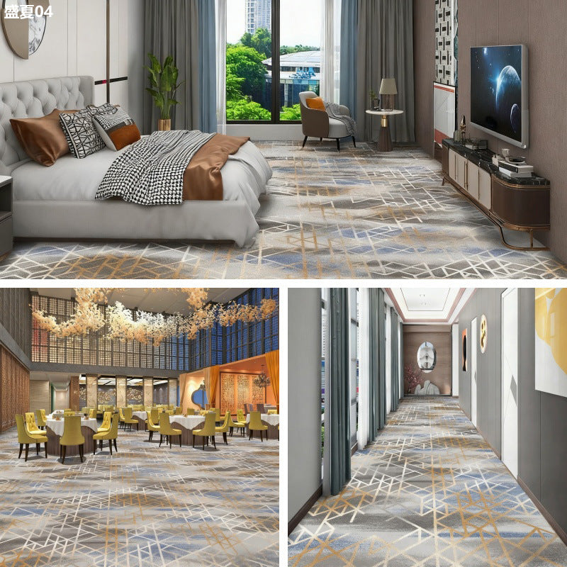 Factory direct hotel carpet - fire retardant b1 rated - commercial soundproofing - ideal for ktv, clubs, hotels, hallways, and aisle full coverage