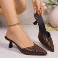 summer new arrival: plus-size high-heeled slides for women (sizes 36-43). wholesale available. dropshipping for  &