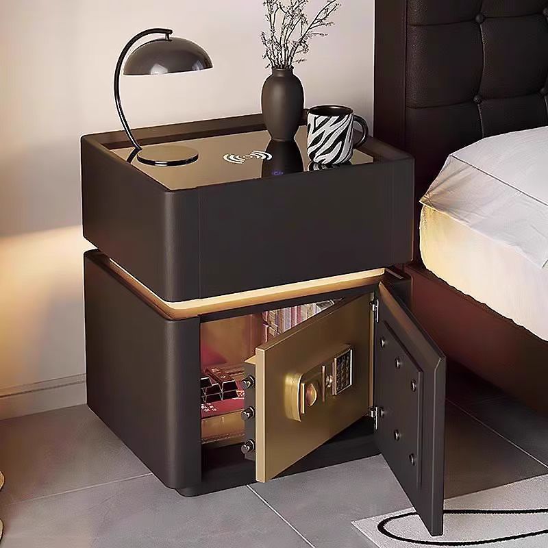 For homemultifunctional smart bedside table safe all-in-one casual modern bedroom storage cabinet bedside cabinet